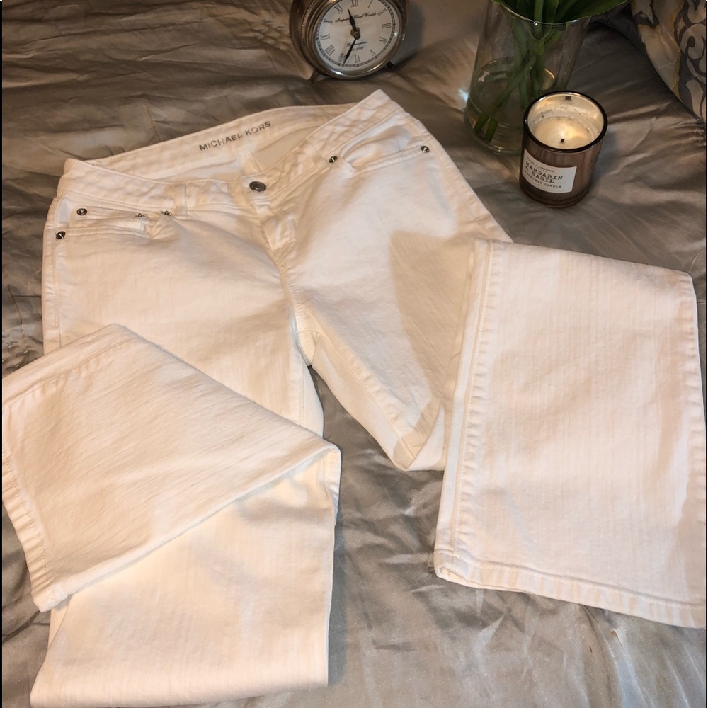 Michael Kors white jeans